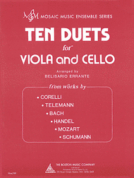 Ten Duets for Viola and Cello Sheet Music by Belisario Errante