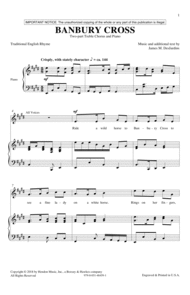 Banbury Cross Sheet Music by James M. DesJardins