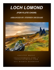 Loch Lomond (for Flute Choir) Sheet Music by Scottish Folk Song