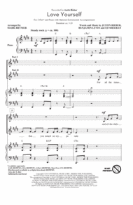 Love Yourself Sheet Music by Justin Bieber