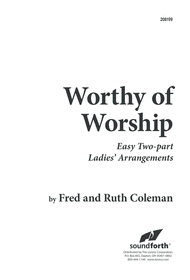 Worthy of Worship Sheet Music by Various