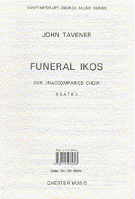 Funeral Ikos Sheet Music by John Tavener