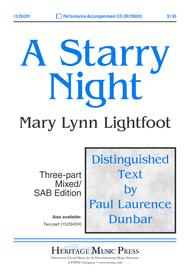 A Starry Night Sheet Music by Mary Lynn Lightfoot
