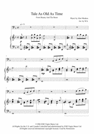 Beauty And The Beast Cello and Piano Sheet Music by Wendy Shih