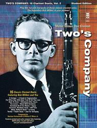 Bob Wilbur - Two's Company: 16 Clarinet Duets Sheet Music by Bob Wilbur