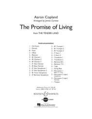 The Promise Of Living (from The Tender Land) - Conductor Score (Full Score) Sheet Music by Aaron Copland