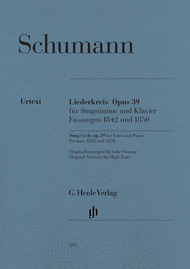 Song Cycle Op. 39 On Poems by Eichendorff Sheet Music by Robert Schumann