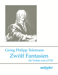 12 Fantasien TWV 40:14-25 Sheet Music by Georg Philipp Telemann