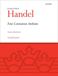 Four Coronation Anthems Sheet Music by George Frideric Handel