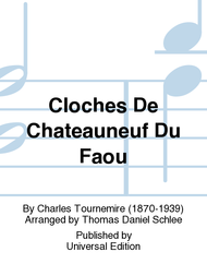 Cloches De Chateauneuf Du Faou Sheet Music by Charles Tournemire