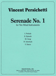 Serenade No. 1 Sheet Music by Vincent Persichetti