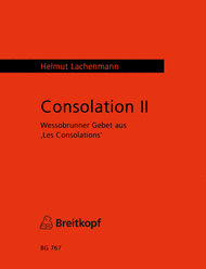 Consolation II Sheet Music by Helmut Lachenmann