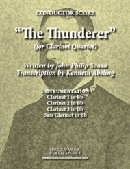 March - The Thunderer (for Clarinet Quartet) Sheet Music by John Philip Sousa?