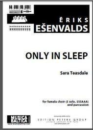 Only in Sleep (Tikai Miega) Sheet Music by Eriks Esenvalds