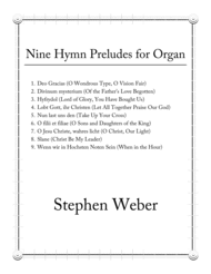 Nine Hymn Preludes for Organ Sheet Music by Stephen Weber