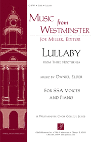 Lullaby Sheet Music by Daniel Elder