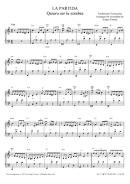 La Partida (Traditional Waltz from Venezuela) Sheet Music by Traditional