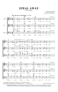 Steal Away Sheet Music by Brian Tate