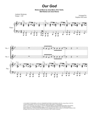 Our God (for String Quartet) Sheet Music by Chris Tomlin