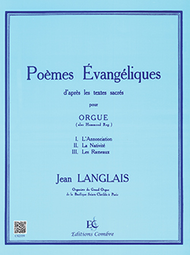 Poemes evangeliques (3) Sheet Music by Jean Langlais