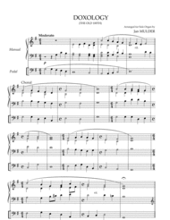Doxology - Solo Organ Sheet Music by L. Bourgeois