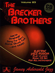 Volume 83 - The Brecker Brothers Sheet Music by The Brecker Brothers
