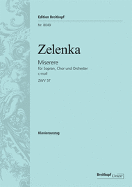 Miserere in C minor ZWV 57 Sheet Music by Jan Dismas Zelenka
