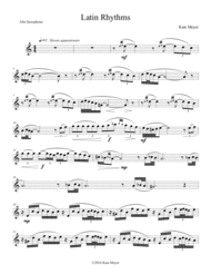 Latin Rhythms Sheet Music by Kate Meyer