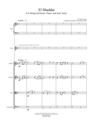 El Shaddai (Full Score) Sheet Music by Michael Card