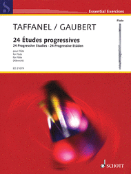 24 Progressive studies in all keys Sheet Music by Claude-Paul Taffanel