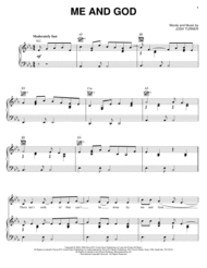 Me And God Sheet Music by Josh Turner