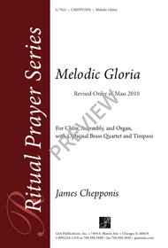 Melodic Gloria Sheet Music by James Chepponis