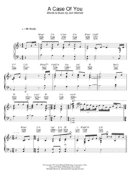 A Case Of You Sheet Music by Diana Krall