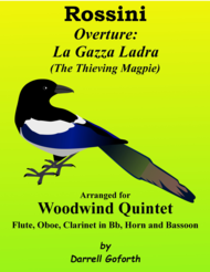 Overture to "La Gazza Ladra" (The Thieving Magpie) for Wind Quintet Sheet Music by Gioachino Rossini
