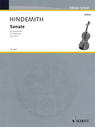 Sonata op. 31/2 Sheet Music by Paul Hindemith