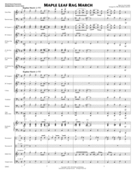 Maple Leaf Rag March Sheet Music by Scott Joplin