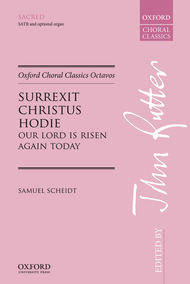 Surrexit Christus hodie (Our Lord is risen again today) Sheet Music by Samuel Scheidt