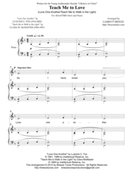 Teach Me to Walk in the Light / Love One Another (SSAATTBB) Sheet Music by Luacine Fox