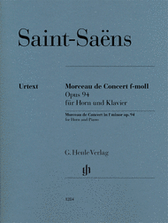 Morceau de Concert in F minor Op. 94 Sheet Music by Camille Saint-Saens