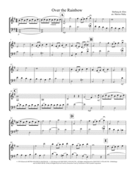 Over The Rainbow (from The Wizard Of Oz) for Violin & Cello Duet Sheet Music by Judy Garland