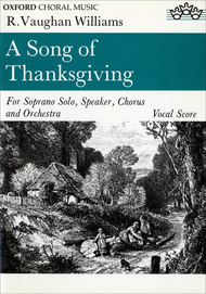 A Song of Thanksgiving Sheet Music by Ralph Vaughan Williams