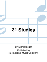 31 Studies Sheet Music by Michel Bleger