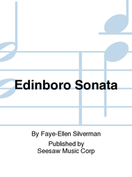 Edinboro Sonata Sheet Music by Faye-Ellen Silverman