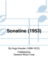 Sonatine (1953) Sheet Music by Hugo Kauder