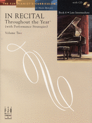 In Recital! Throughout the Year (with Performance Strategies) Volume Two