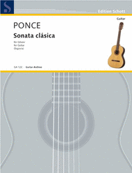 Sonata clasica Sheet Music by Manuel Maria Ponce