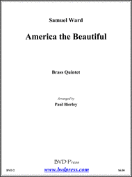 America the Beautiful Sheet Music by Ward
