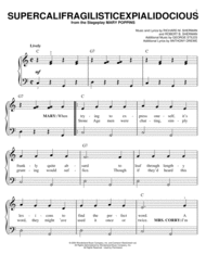 Supercalifragilisticexpialidocious Sheet Music by Robert B. Sherman