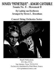 Sonata "Pathetique" - Adagio Cantabile Sheet Music by Ludwig van Beethoven