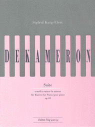 Dekameron Sheet Music by Sigfrid Karg-Elert